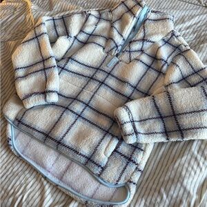Cozy Plaid Fleece Pullover